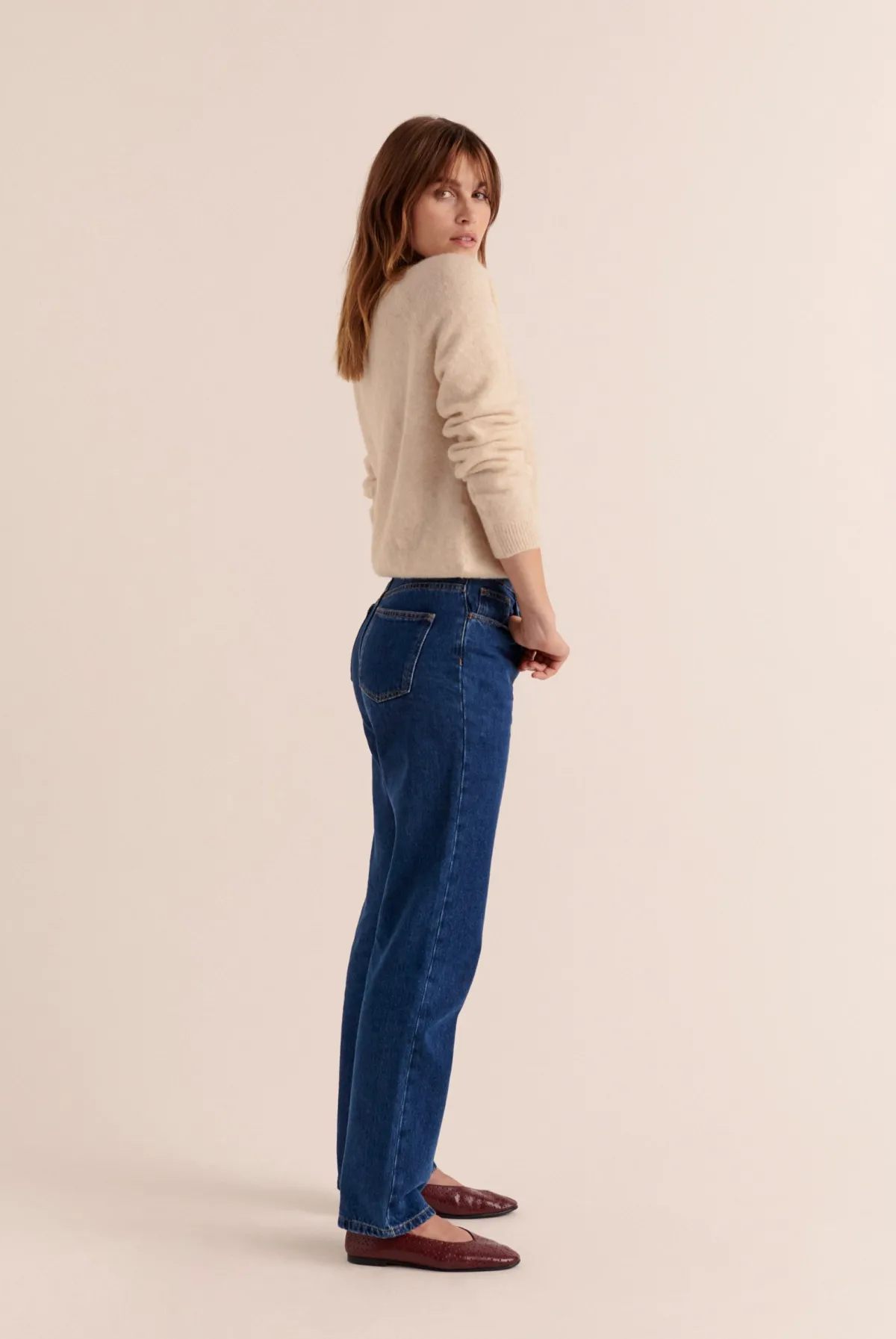 Balzac Paris Jean Fauve Bleu midi Flash Sale