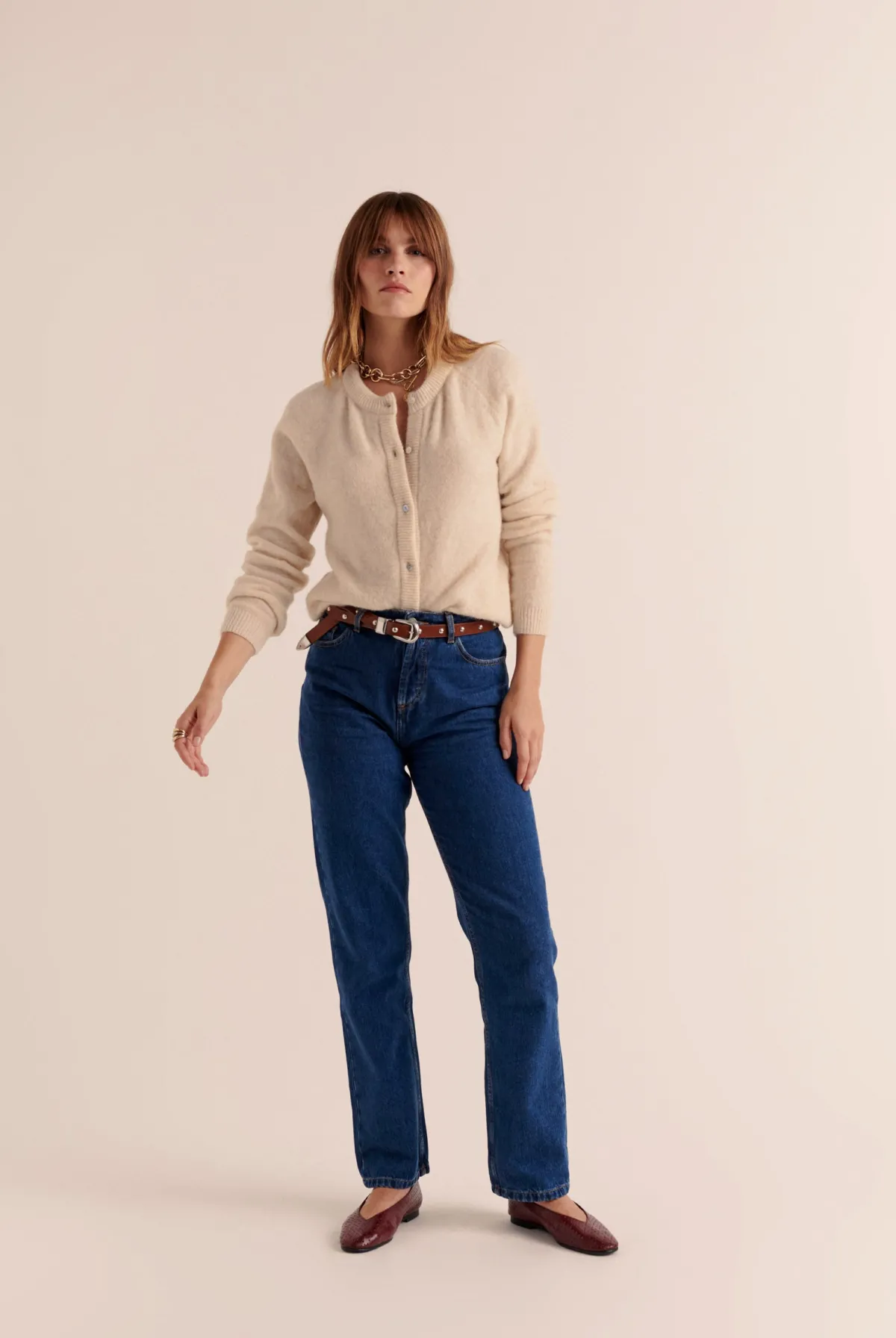 Balzac Paris Jean Fauve Bleu midi Flash Sale