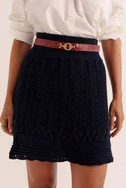 Balzac Paris Jupe Phoebe Marine Hot