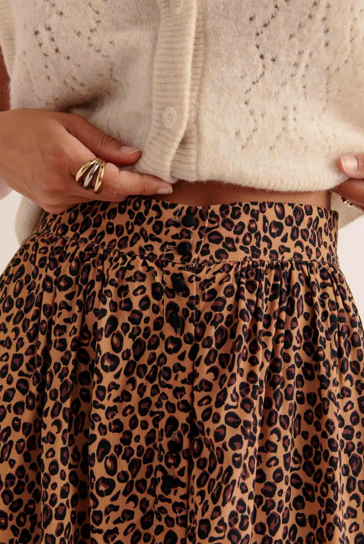 Balzac Paris Jupe Sally Léopard Sale