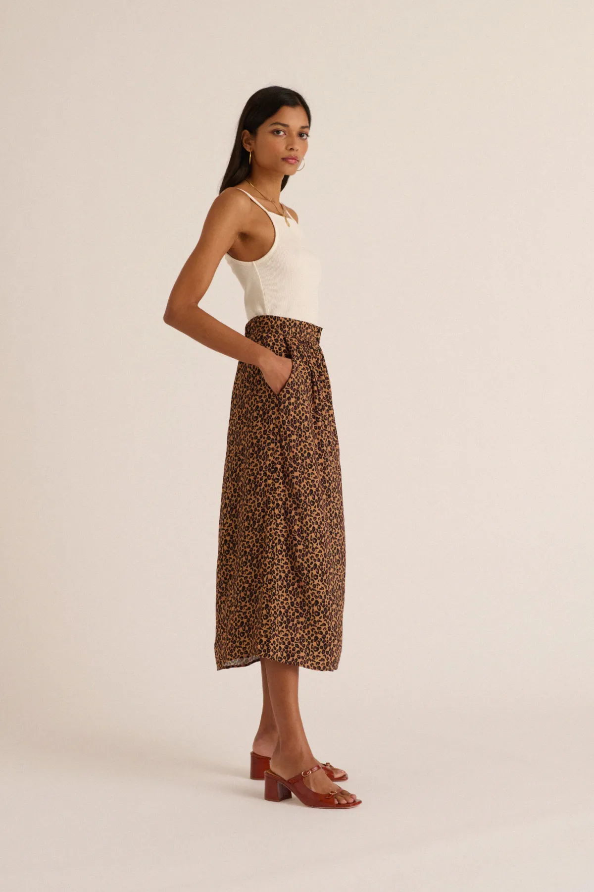 Balzac Paris Jupe Sally Léopard Sale