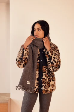 Balzac Paris Manteau Genêt Léopard Online