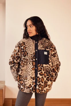 Balzac Paris Manteau Genêt Léopard Online
