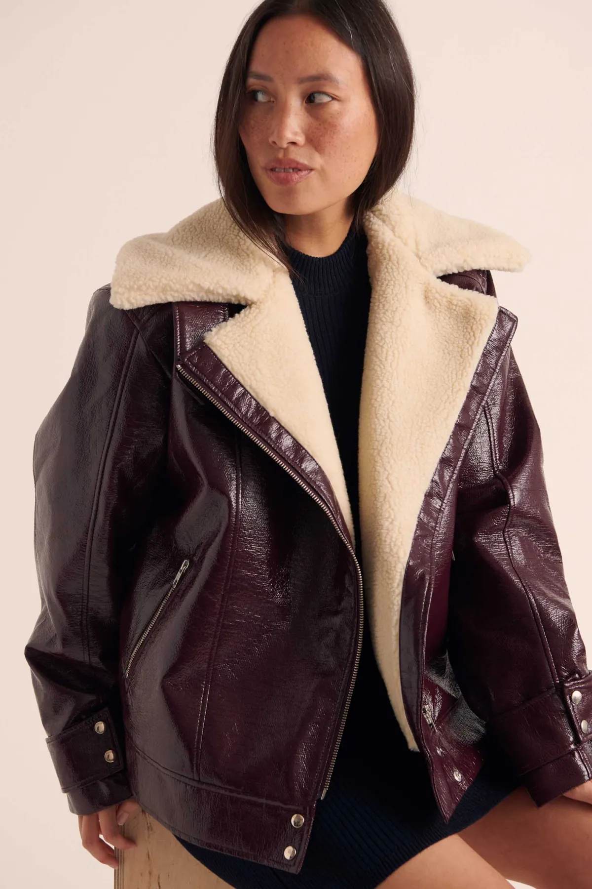 Balzac Paris Manteau Lewis Bordeaux Sale