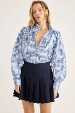 Balzac Paris Mini jupe Debbie Marine Hot