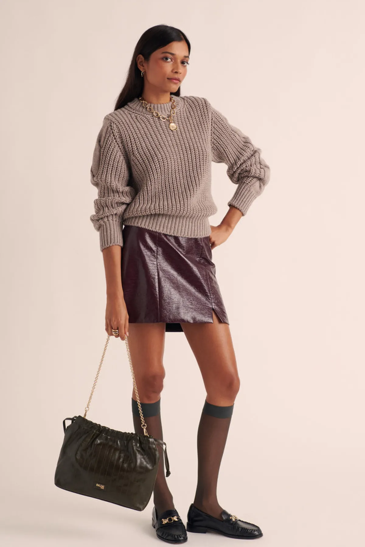 Balzac Paris Mini jupe Monica Bordeaux Cheap