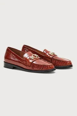 Balzac Paris Mocassins Barnabé Vernis chocolat Sale