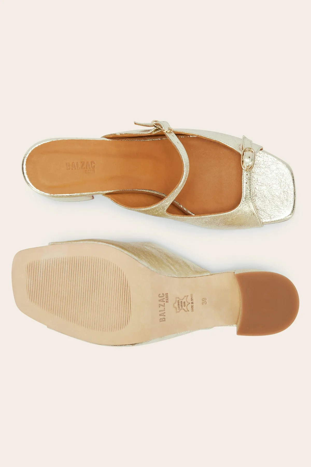 Balzac Paris Mules Joane Doré Fashion