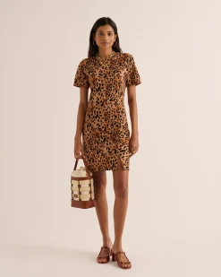 Balzac Paris Panier Ori Tressé naturel et cognac Cheap