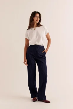Balzac Paris Pantalon Dan Rayures marine Online