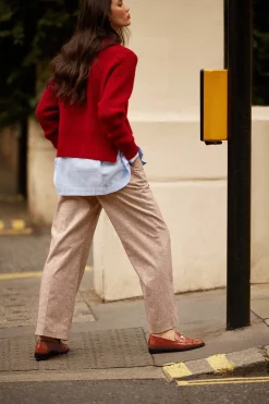 Balzac Paris Pantalon John Marron chiné Flash Sale
