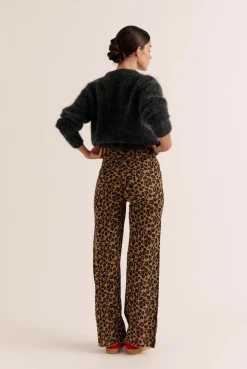 Balzac Paris Pantalon Piana Léopard irisé Hot