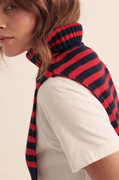 Balzac Paris Plastron Astio Rayures Best Sale
