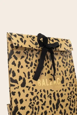 Balzac Paris Pochette cadeaux large guépard Clearance
