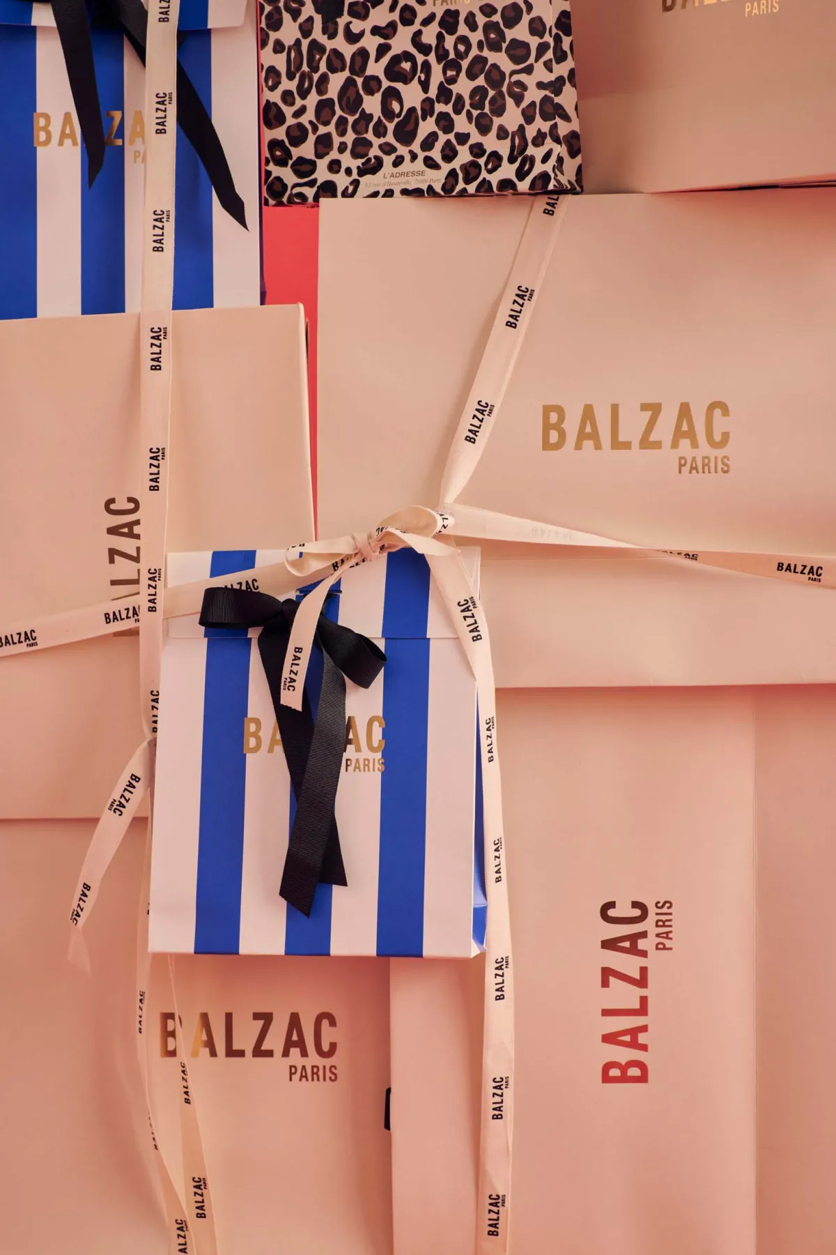 Balzac Paris Pochette cadeaux small rayures Best Sale