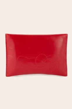 Balzac Paris Porte-cartes Louisa froissé Rouge Cheap