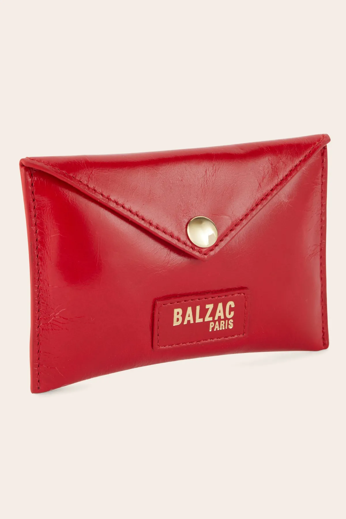 Balzac Paris Porte-cartes Louisa froissé Rouge Cheap