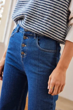 Balzac Paris Pull Blason et blanc Rayures bleu Cheap