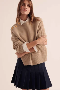 Balzac Paris Pull Corneille Beige New