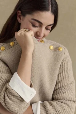 Balzac Paris Pull Corneille Beige New