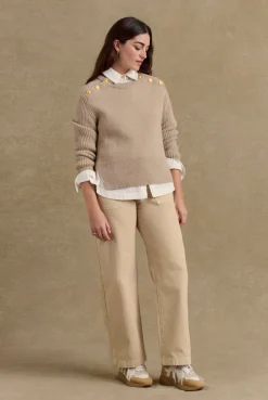 Balzac Paris Pull Corneille Beige New