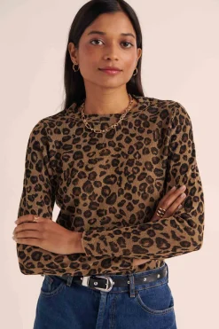 Balzac Paris Pull Daniel Léopard irisé Sale