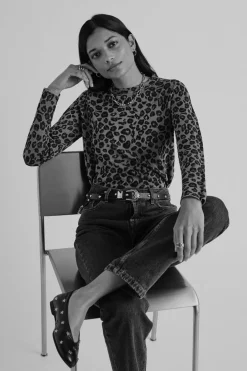 Balzac Paris Pull Daniel Léopard irisé Sale