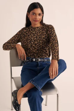 Balzac Paris Pull Daniel Léopard irisé Sale