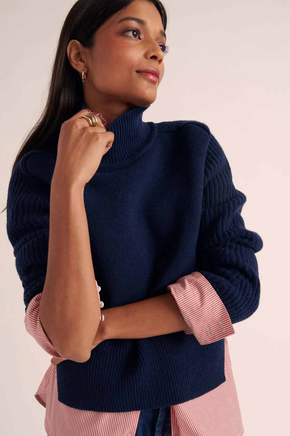 Balzac Paris Pull Maël Bleu marine Best
