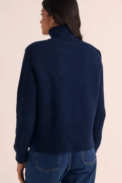 Balzac Paris Pull Maël Bleu marine Best