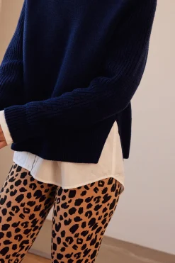 Balzac Paris Pull Maël Bleu marine Best