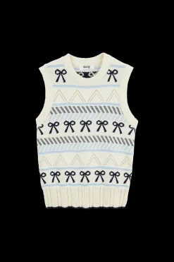 Balzac Paris Pull Priska écru et marine Ecru et marine Best Sale