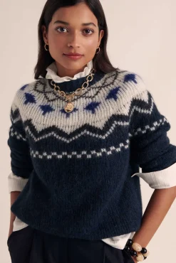 Balzac Paris Pull Santa Marine et écru Clearance
