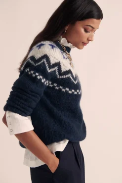 Balzac Paris Pull Santa Marine et écru Clearance