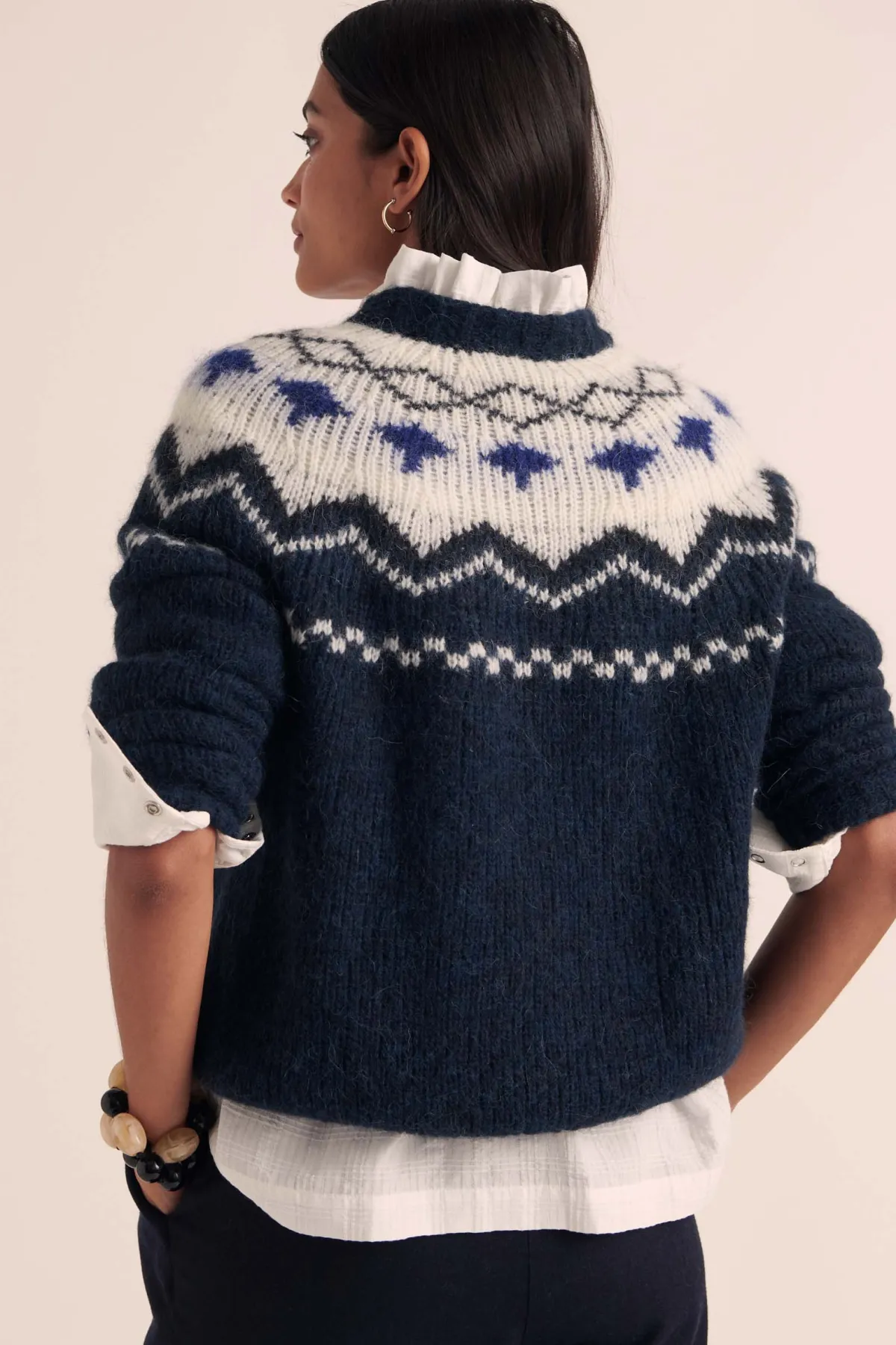 Balzac Paris Pull Santa Marine et écru Clearance