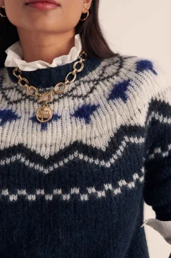Balzac Paris Pull Santa Marine et écru Clearance