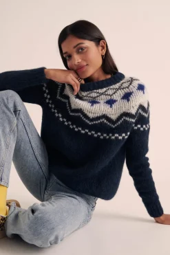Balzac Paris Pull Santa Marine et écru Clearance