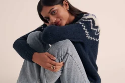 Balzac Paris Pull Santa Marine et écru Clearance