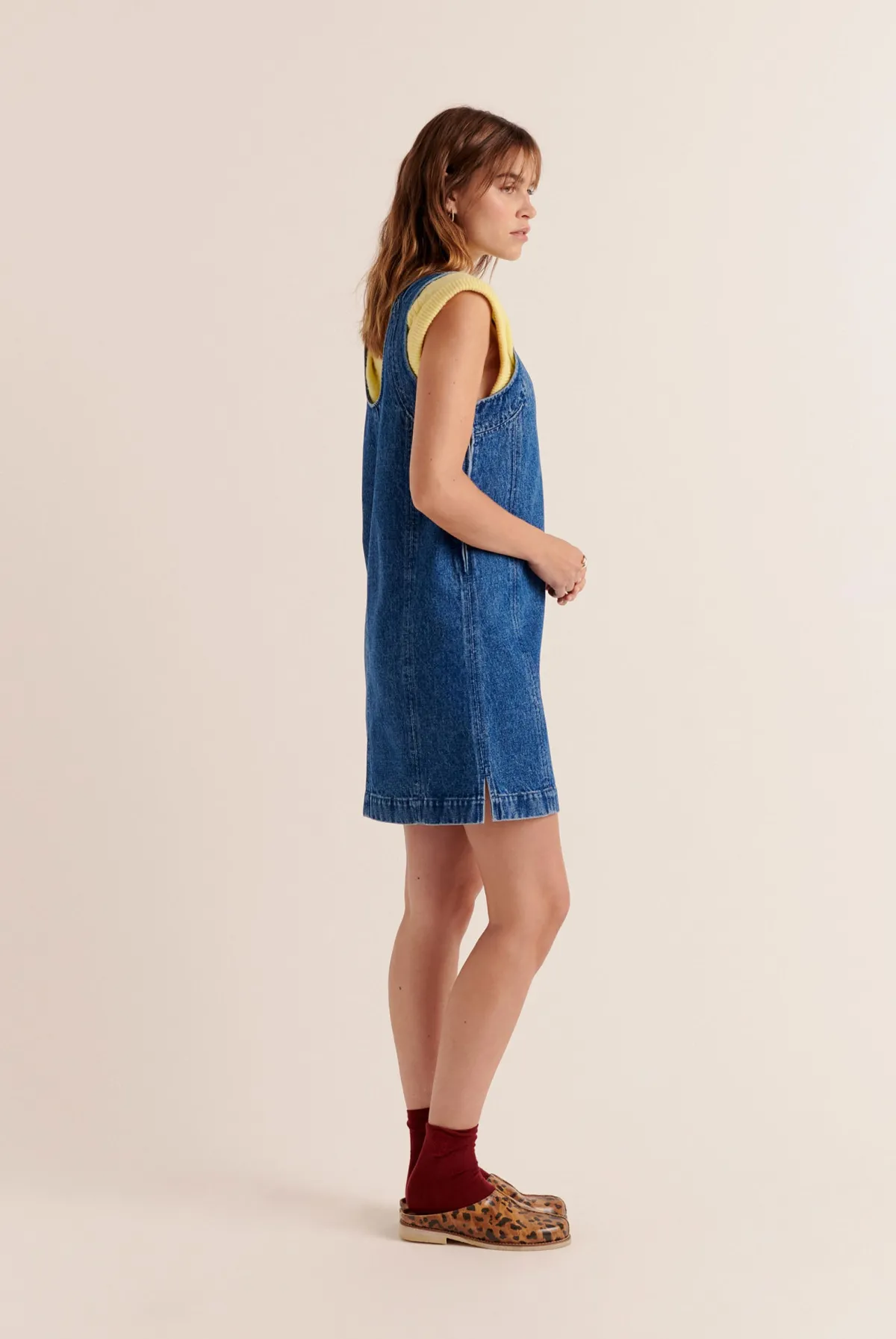 Balzac Paris Robe chasuble Dona Bleu outremer Outlet