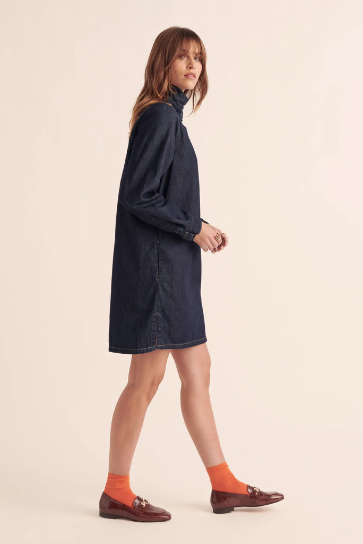 Balzac Paris Robe Clélie Bleu brut Cheap