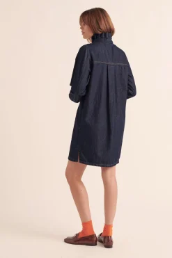 Balzac Paris Robe Clélie Bleu brut Cheap