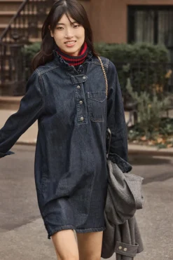 Balzac Paris Robe Clélie Bleu brut Cheap