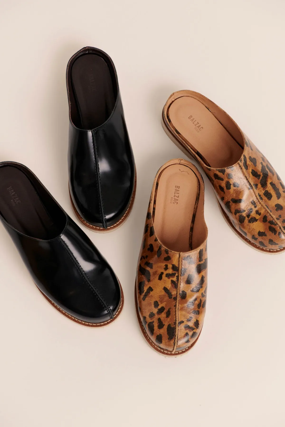 Balzac Paris Sabot Gwendoline Guépard cappuccino Hot