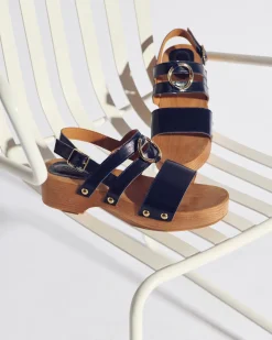 Balzac Paris Sandales Lysia Bleu marine Outlet