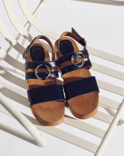 Balzac Paris Sandales Lysia Bleu marine Outlet