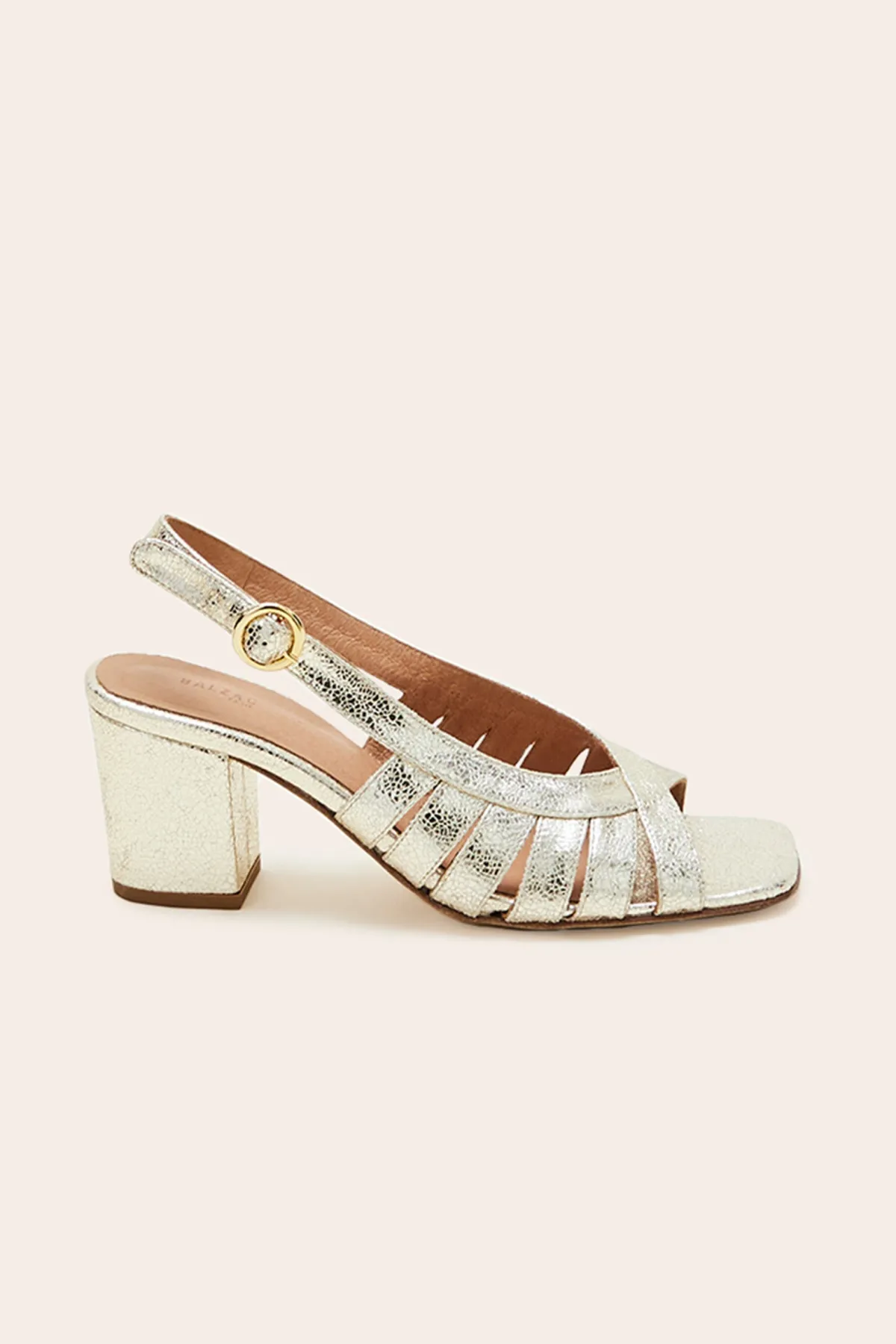 Balzac Paris Sandales Prudence Doré Best Sale