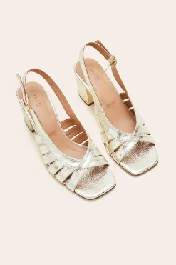 Balzac Paris Sandales Prudence Doré Best Sale