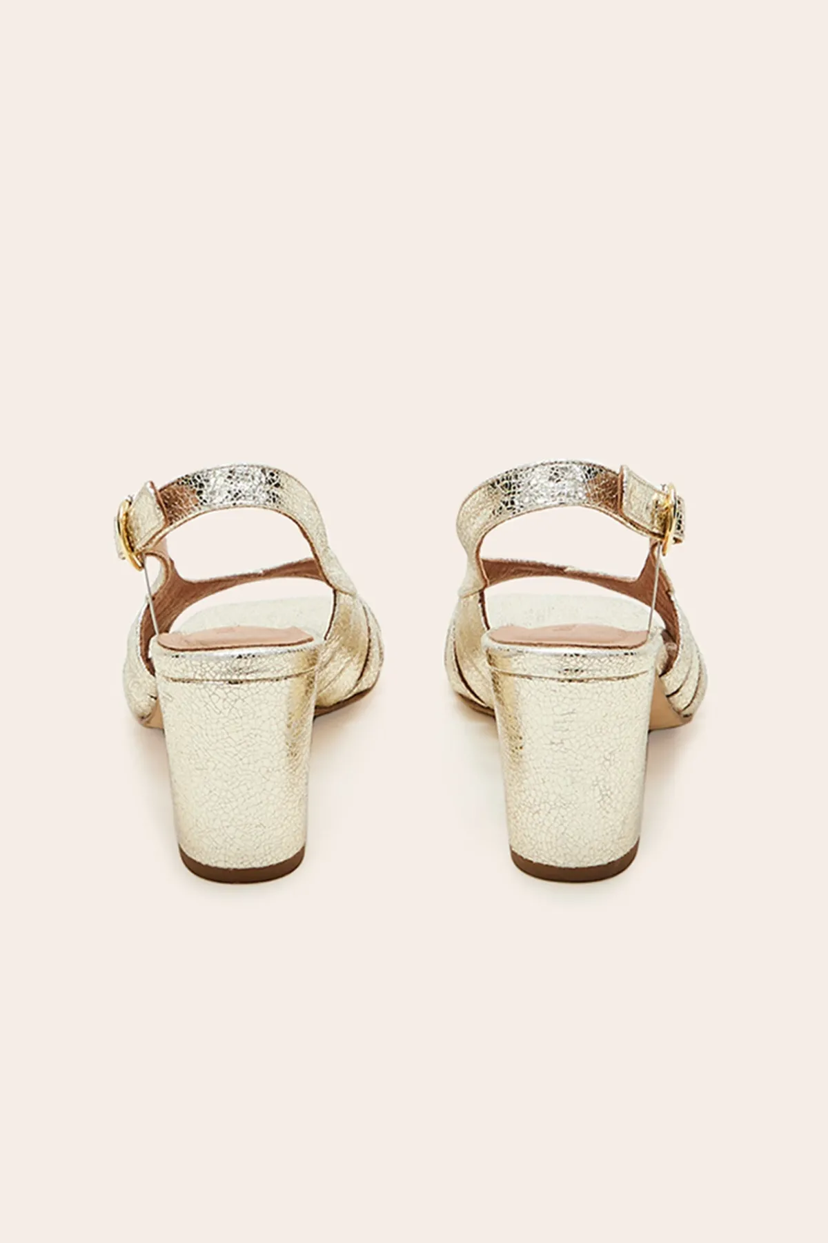 Balzac Paris Sandales Prudence Doré Best Sale