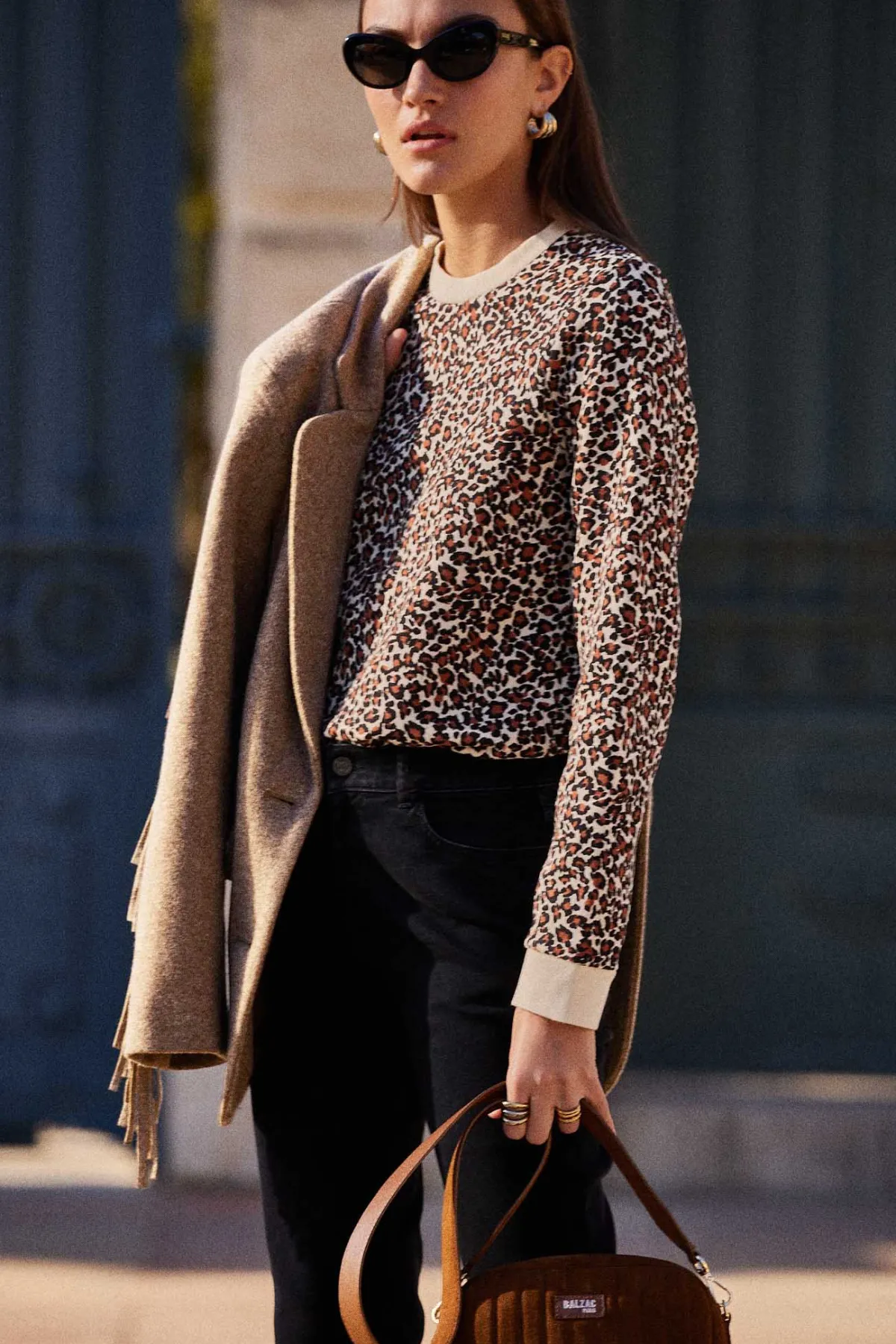 Balzac Paris Sweat-shirt Ignace léo Léopard Best