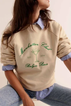 Balzac Paris Sweat-shirt Jack Cocktail écru Store